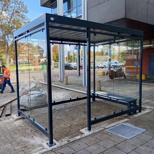 Rookoverkapping Myla 245 Onze rookoverkapping Myla in ral 7016. Geleverd en gemonteerd in Almelo